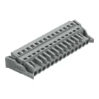 WAGO ELETTRONICA - Spina femmina per 1 conduttore.CAGE CLAMP®.2,5 mm².grigio
