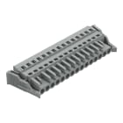 WAGO ELETTRONICA - Spina femmina per 1 conduttore.CAGE CLAMP®.2,5 mm².grigio