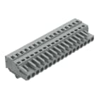 WAGO ELETTRONICA - Spina femmina per 1 conduttore.CAGE CLAMP®.2,5 mm².grigio