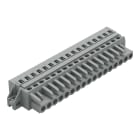 WAGO ELETTRONICA - Spina femmina per 1 conduttore.CAGE CLAMP®.2,5 mm².grigio