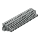 WAGO ELETTRONICA - Spina femmina per 1 conduttore.CAGE CLAMP®.2,5 mm².grigio