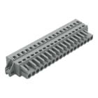 WAGO ELETTRONICA - Spina femmina per 1 conduttore.CAGE CLAMP®.2,5 mm².grigio