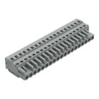WAGO ELETTRONICA - Spina femmina per 1 conduttore.CAGE CLAMP®.2,5 mm².grigio