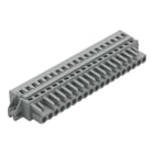 WAGO ELETTRONICA - Spina femmina per 1 conduttore.CAGE CLAMP®.2,5 mm².grigio
