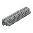 WAGO ELETTRONICA - Spina femmina per 1 conduttore.CAGE CLAMP®.2,5 mm².grigio