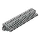 WAGO ELETTRONICA - Spina femmina per 1 conduttore.CAGE CLAMP®.2,5 mm².grigio