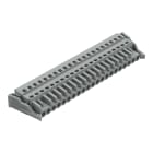 WAGO ELETTRONICA - Spina femmina per 1 conduttore.CAGE CLAMP®.2,5 mm².grigio
