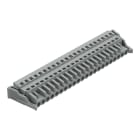WAGO ELETTRONICA - Spina femmina per 1 conduttore.CAGE CLAMP®.2,5 mm².grigio