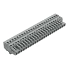 WAGO ELETTRONICA - Spina femmina per 1 conduttore.CAGE CLAMP®.2,5 mm².grigio