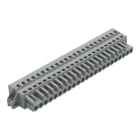 WAGO ELETTRONICA - Spina femmina per 1 conduttore.CAGE CLAMP®.2,5 mm².grigio