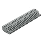 WAGO ELETTRONICA - Spina femmina per 1 conduttore.CAGE CLAMP®.2,5 mm².grigio
