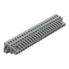 WAGO ELETTRONICA - Spina femmina per 1 conduttore.CAGE CLAMP®.2,5 mm².grigio