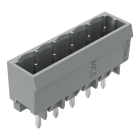 WAGO ELETTRONICA - Connettore maschio THT.Pin a saldare 1,0 x 1,0 mm.dritto.grigio 231-135/001-000
