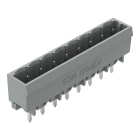 WAGO ELETTRONICA - Connettore maschio THT.Pin a saldare 1,0 x 1,0 mm.dritto.grigio 231-138/001-000