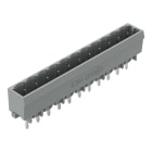 WAGO ELETTRONICA - Connettore maschio THT.Pin a saldare 1,0 x 1,0 mm.dritto.grigio