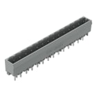 WAGO ELETTRONICA - Connettore maschio THT.Pin a saldare 1,0 x 1,0 mm.dritto.grigio 231-144/001-000
