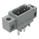 WAGO ELETTRONICA - Connettore maschio THT.Pin a saldare 1,2 x 1,2 mm.dritto.grigio