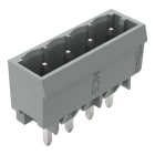 WAGO ELETTRONICA - Connettore maschio THT.Pin a saldare 1,2 x 1,2 mm.dritto.grigio 231-164/001-000