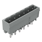 WAGO ELETTRONICA - Connettore maschio THT.Pin a saldare 1,2 x 1,2 mm.dritto.grigio