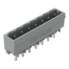 WAGO ELETTRONICA - Connettore maschio THT.Pin a saldare 1,2 x 1,2 mm.dritto.grigio 231-167/001-000