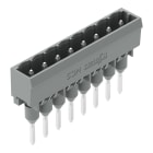 WAGO ELETTRONICA - Connettore maschio per morsetti per montaggio su guida.Pin 1,2 x 1,2 mm.dritto.grigio