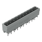 WAGO ELETTRONICA - Connettore maschio THT.Pin a saldare 1,2 x 1,2 mm.dritto.grigio