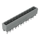 WAGO ELETTRONICA - Connettore maschio THT.Pin a saldare 1,2 x 1,2 mm.dritto.grigio