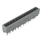 WAGO ELETTRONICA - Connettore maschio THT.Pin a saldare 1,2 x 1,2 mm.dritto.grigio