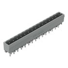 WAGO ELETTRONICA - Connettore maschio THT.Pin a saldare 1,2 x 1,2 mm.dritto.grigio