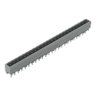 WAGO ELETTRONICA - Connettore maschio THT.Pin a saldare 1,2 x 1,2 mm.dritto.grigio