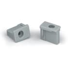 WAGO ELETTRONICA - Flange di fissaggio.per connettori maschi.monopezzo.grigio