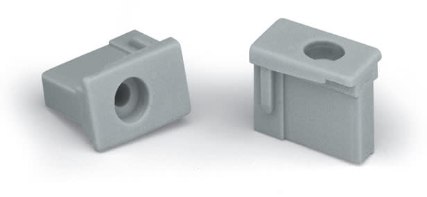 WAGO ELETTRONICA - Flange di fissaggio.per connettori maschi.monopezzo.grigio 231-193