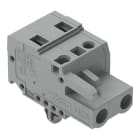 WAGO ELETTRONICA - Spina femmina per 1 conduttore.CAGE CLAMP®.2,5 mm².grigio 231-202/008-000