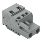 WAGO ELETTRONICA - Spina femmina per 1 conduttore.CAGE CLAMP®.2,5 mm².grigio