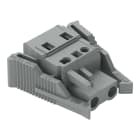 WAGO ELETTRONICA - Spina femmina per 1 conduttore.CAGE CLAMP®.2,5 mm².grigio