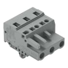 WAGO ELETTRONICA - Spina femmina per 1 conduttore.CAGE CLAMP®.2,5 mm².grigio