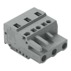 WAGO ELETTRONICA - Spina femmina per 1 conduttore.CAGE CLAMP®.2,5 mm².grigio