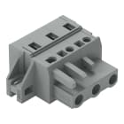 WAGO ELETTRONICA - Spina femmina per 1 conduttore.CAGE CLAMP®.2,5 mm².grigio