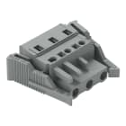 WAGO ELETTRONICA - Spina femmina per 1 conduttore.CAGE CLAMP®.2,5 mm².grigio