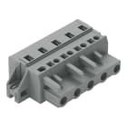 WAGO ELETTRONICA - Spina femmina per 1 conduttore.CAGE CLAMP®.2,5 mm².grigio