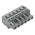 WAGO ELETTRONICA - Spina femmina per 1 conduttore.CAGE CLAMP®.2,5 mm².grigio 231-206/008-000
