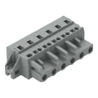 WAGO ELETTRONICA - Spina femmina per 1 conduttore.CAGE CLAMP®.2,5 mm².grigio