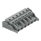 WAGO ELETTRONICA - Spina femmina per 1 conduttore.CAGE CLAMP®.2,5 mm².grigio