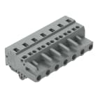 WAGO ELETTRONICA - Spina femmina per 1 conduttore.CAGE CLAMP®.2,5 mm².grigio