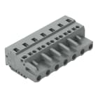 WAGO ELETTRONICA - Spina femmina per 1 conduttore.CAGE CLAMP®.2,5 mm².grigio
