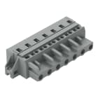 WAGO ELETTRONICA - Spina femmina per 1 conduttore.CAGE CLAMP®.2,5 mm².grigio