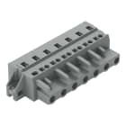 WAGO ELETTRONICA - Spina femmina per 1 conduttore.CAGE CLAMP®.2,5 mm².grigio 231-207/031-000