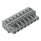 WAGO ELETTRONICA - Spina femmina per 1 conduttore.CAGE CLAMP®.2,5 mm².grigio