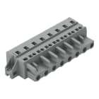 WAGO ELETTRONICA - Spina femmina per 1 conduttore.CAGE CLAMP®.2,5 mm².grigio