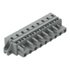 WAGO ELETTRONICA - Spina femmina per 1 conduttore.CAGE CLAMP®.2,5 mm².grigio